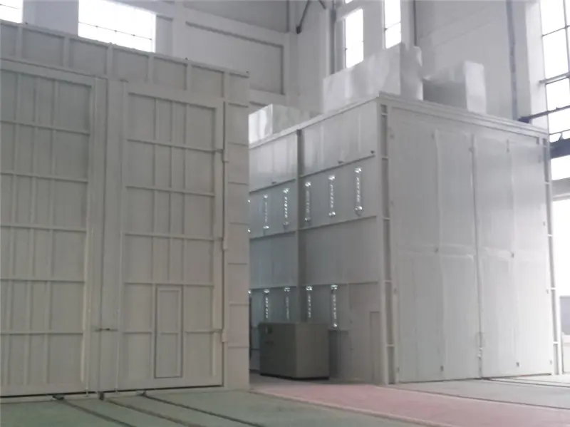 Industrial Sand Blasting BoothAbrasive Blast Booth And Spray Paint Booth1 (3)3qr