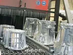 Mesh Belt Shot Blasting Machine provide high volume production and cost effective performance for deburring, cleani (1)5oy