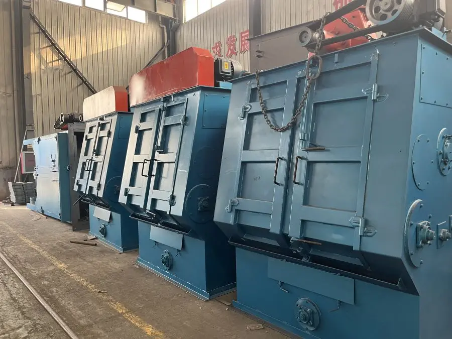 Hook Type Shot Blasting Machine  Spinner Hanger Type Shot Blasting Machine  hoist type shot blast mach (10)wrn