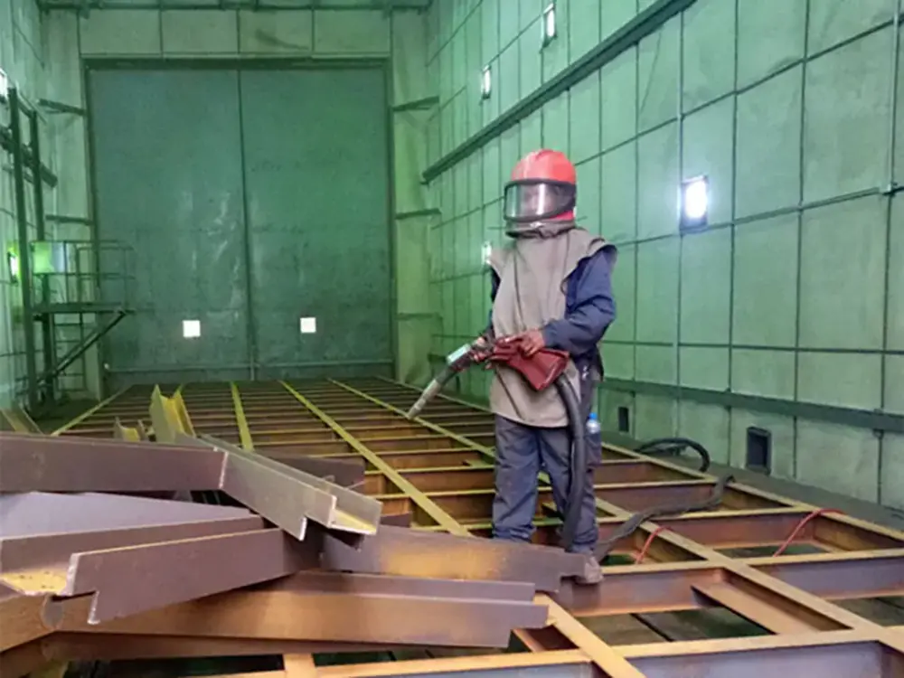 Industrial Sand Blasting BoothAbrasive Blast Booth And Spray Paint Booth (2).jpg