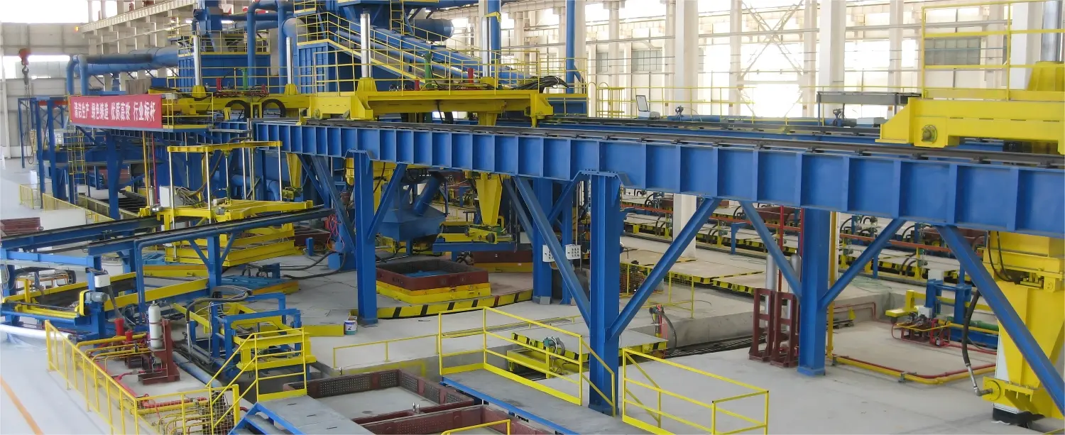 VACCUM PROCESS CASTING MOLDING LINE