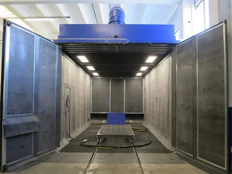Industrial Sand Blasting BoothAbrasive Blast Booth And Spray Paint Booth1 (5)5s5