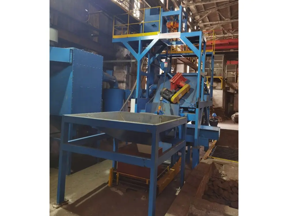 Tiltling Drum Shot Blasting Machine Automatic loading Rotary drum Shot Blasting Machine  Inclined (3).jpg