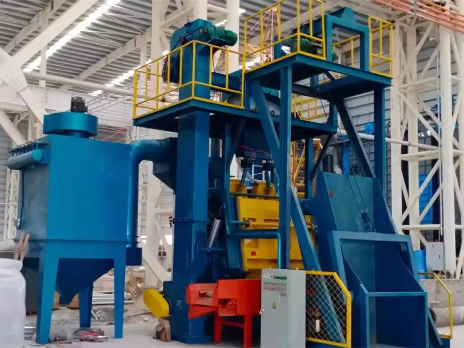 Crawler shot blasting machine Tumble Belt shot blasting machine