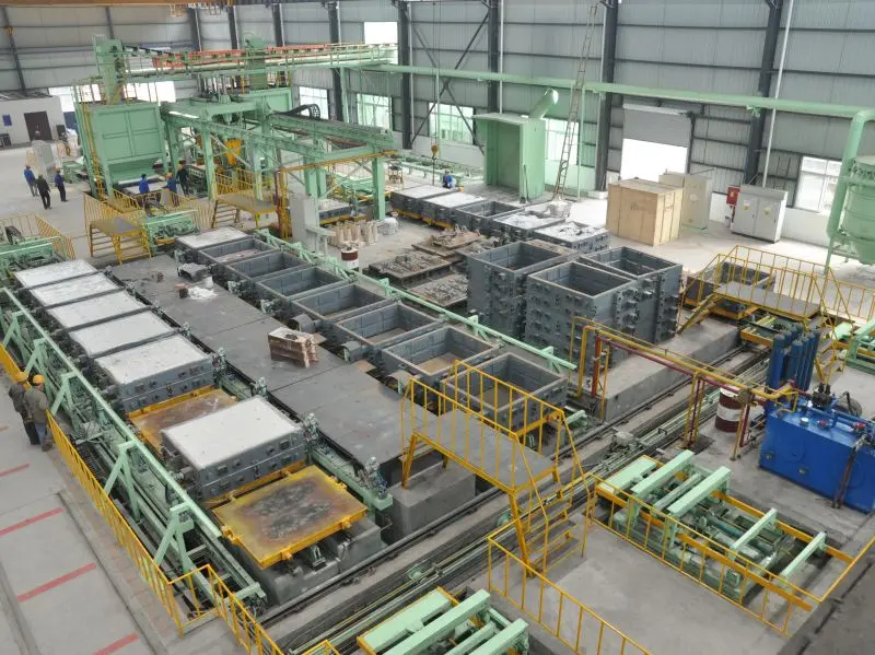Vacuum Moulding  V-process Casting line  Vacuum sealed molding line (24)3mg