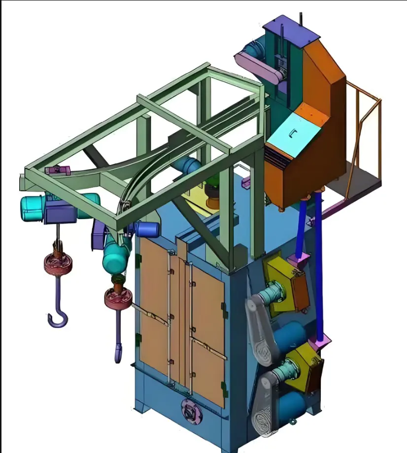 The Cleaning Efficiency Of The Hook Type Shot Blasting Machine