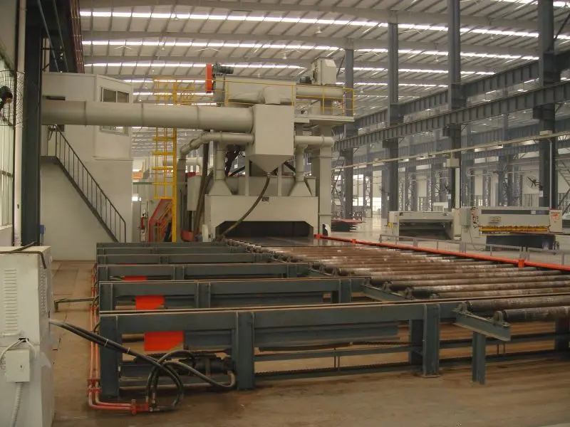 Steel Preservation Line- Plate Structure Shot Blasting And Painting Machine (10)zgn