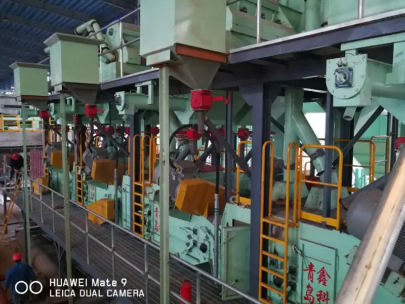 Steel Strip Shot Blasting Machines Stainless Steel Rolled Coil Shot Blasting Machine (24)a7m