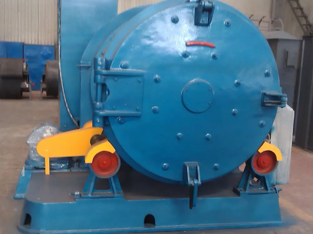 Drum Type Shot Blasting Machine / Rotary Barrel Shot Blasting Machine / Tilting drum shot blasting machine