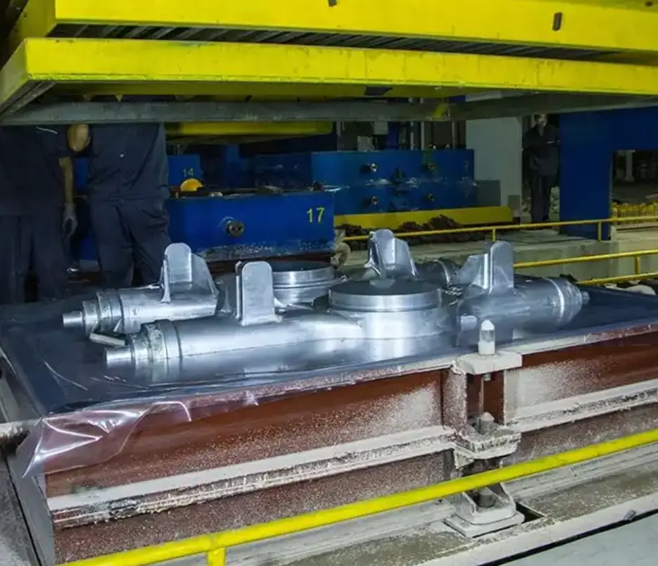 Vacuum Moulding V-process Casting line Vacuum sealed molding line (21)n79