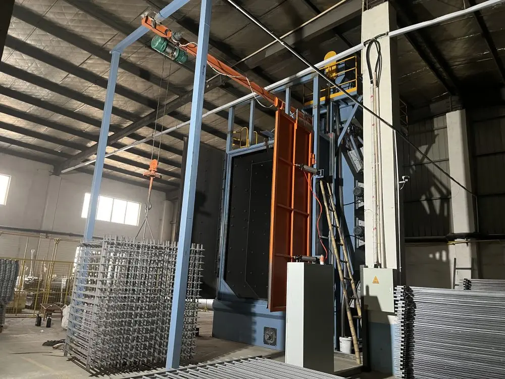 Hook Type Shot Blasting Machine / Spinner Hanger Type Shot Blasting Machine / Hoist type shot blast machine