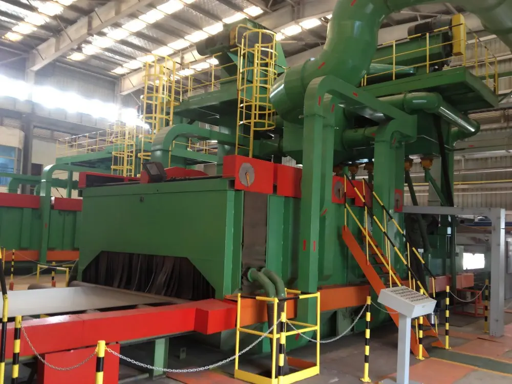 Steel Plate Shot Blasting and Primer Painting Line