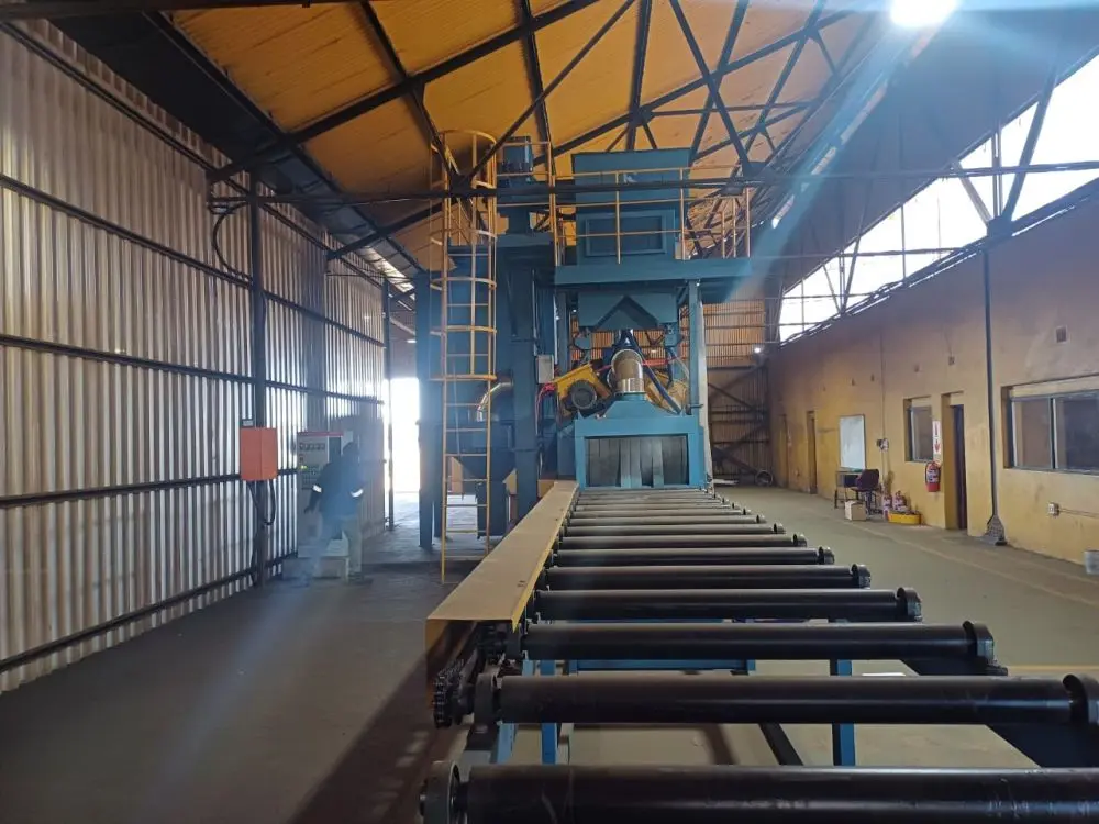 Pass Through Shot Blasting Machine  Roller Conveyor Shot Blaster (3).jpg