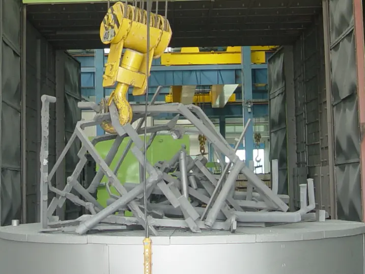 Trolley Type Shot Blasting Machine  Continuous Shot Blasting Machine with trolley (9)yb7