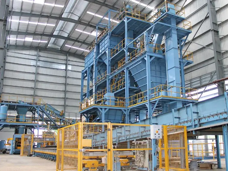 Foundry Clay Sand Mechanized Reclamation Processing Line  Green Sand Treatment Production Line (14)94o