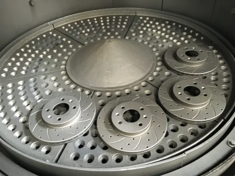 Rotary Table Shot Blasting Machine  Table type blasting machine  Automatic with a rotary table (6)s3m