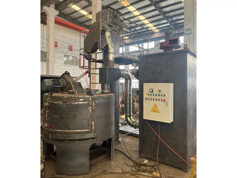 Rotary Table Shot Blasting Machine  Table type blasting machine  Automatic with a rotary table (1).jpg