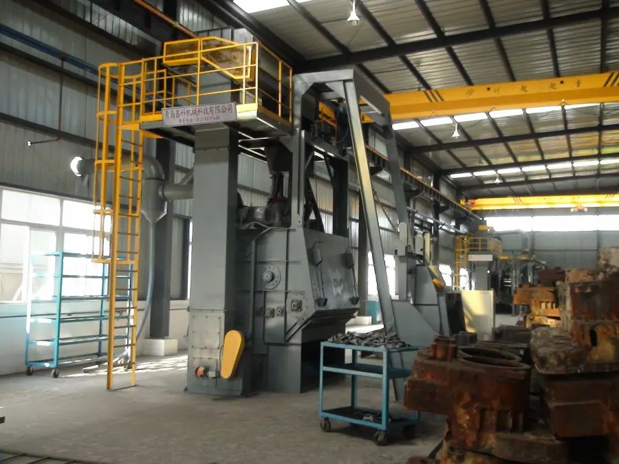 Hook Type Shot Blasting Machine  Spinner Hanger Type Shot Blasting Machine  hoist type shot blast mabvj