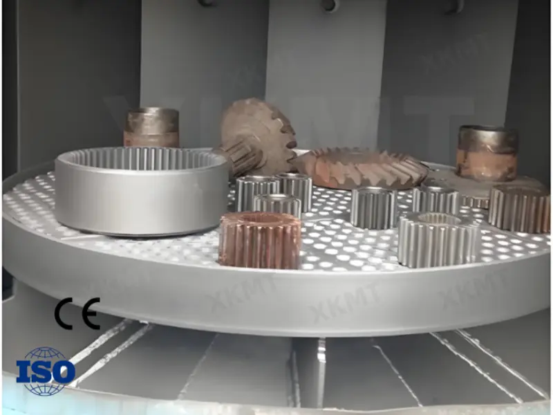 Q35 Series Automatic Abrator Shot Blasting Machine For Cleaning Metal Surface Rotary Table Turntable Shot Blasting Machine