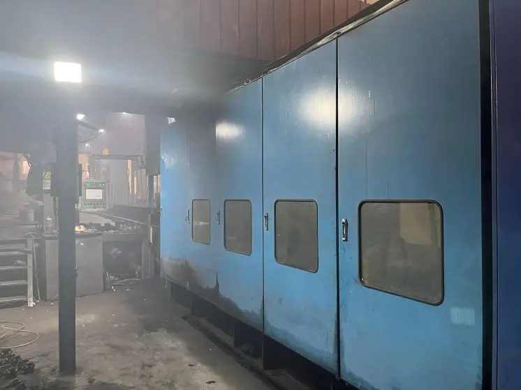 Automatic Claygreen sand moulding production line Vertical Flaskless Molding Machine (20)haa