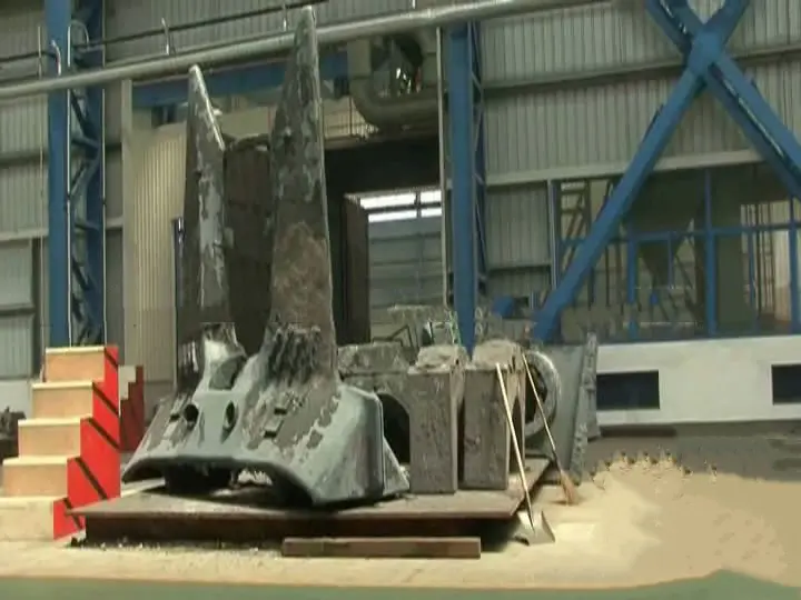 Trolley Type Shot Blasting Machine  Continuous Shot Blasting Machine with trolley (9)sfg