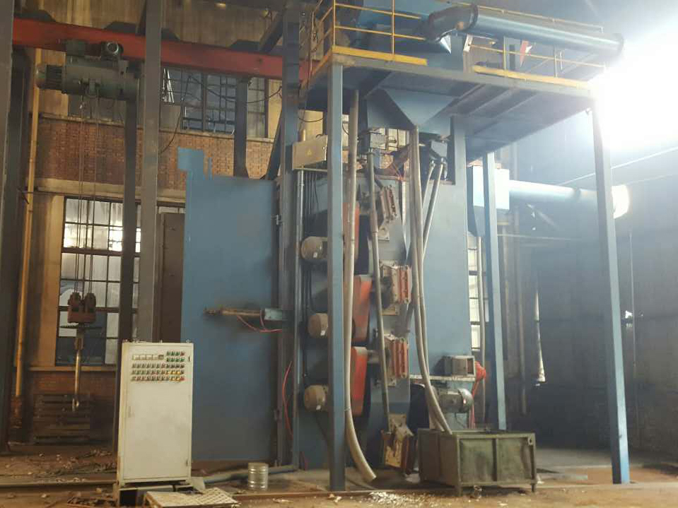 Hook Type Shot Blasting Machine  Spinner Hanger Type Shot Blasting Machine  hoist type shot blast mach ( (3)rrz