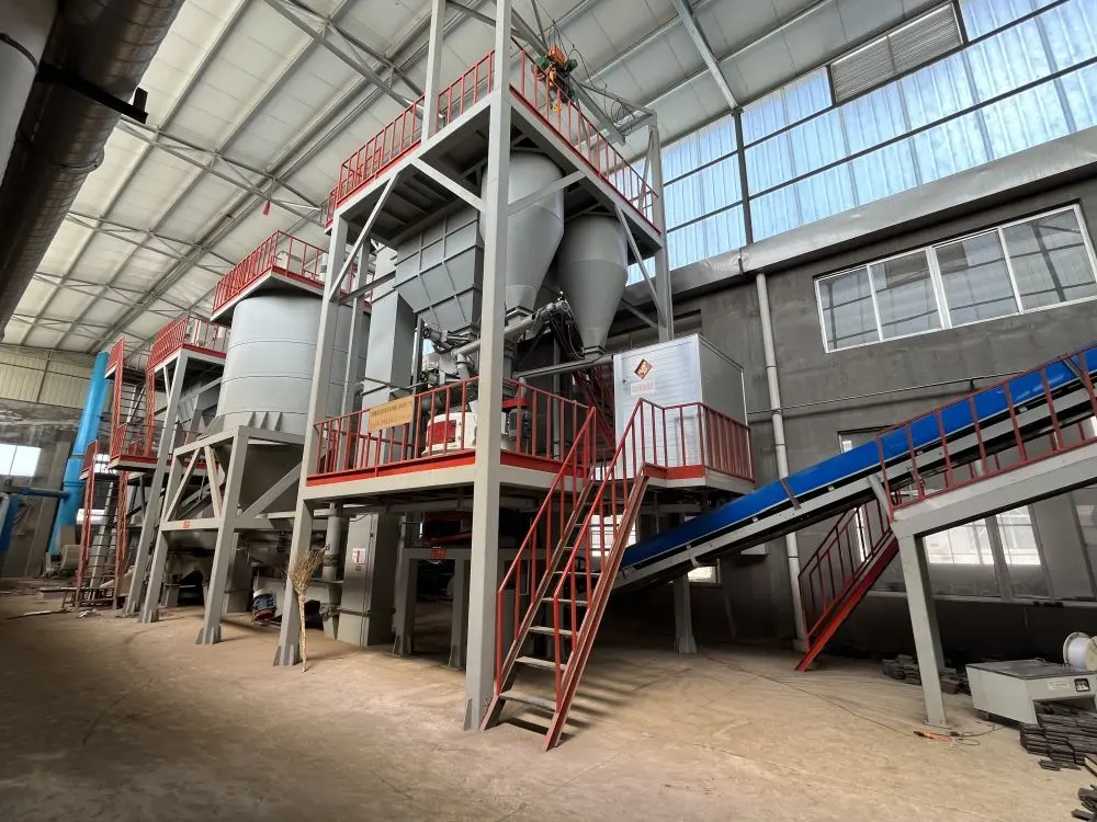Foundry Clay Sand Mechanized Reclamation Processing Line / Green Sand Treatment Production Line