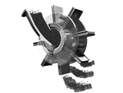 Drum Type Shot Blasting Machine Rotary Barrel Shot Blasting Machine Tilting drum shot blasting machineze9