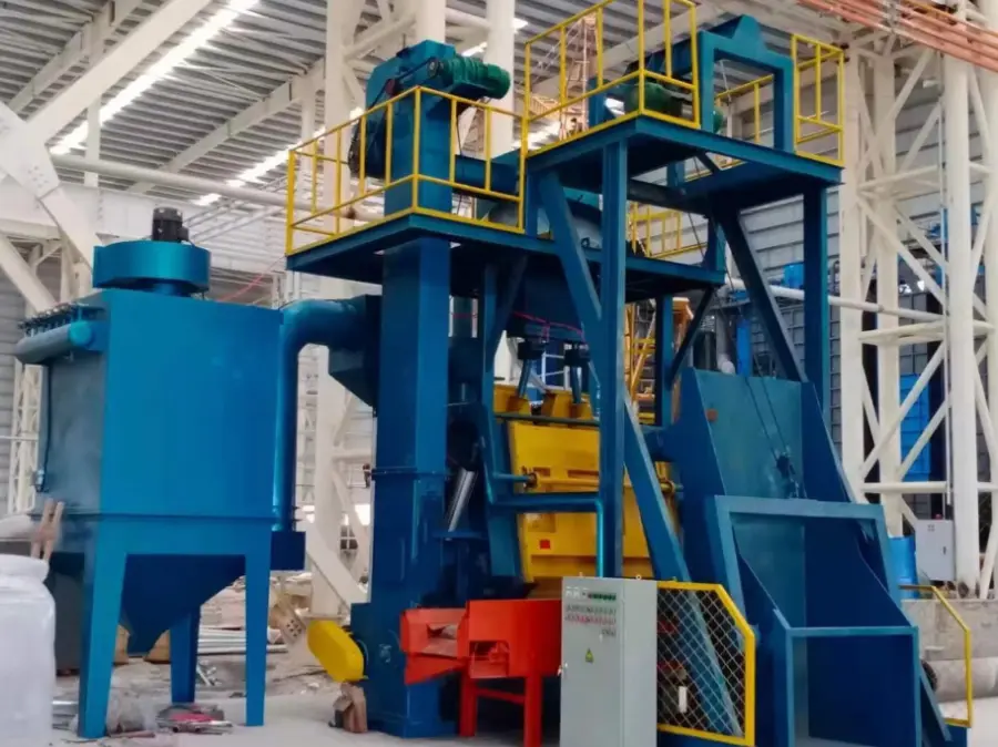 Hook Type Shot Blasting Machine  Spinner Hanger Type Shot Blasting Machine  hoist type shot blast ma (11)w5d