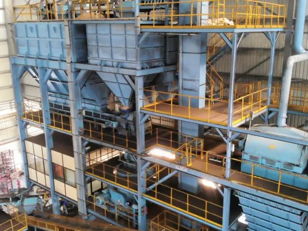 Foundry Clay Sand Mechanized Reclamation Processing Line  Green Sand Treatment Production Line (13)qqt