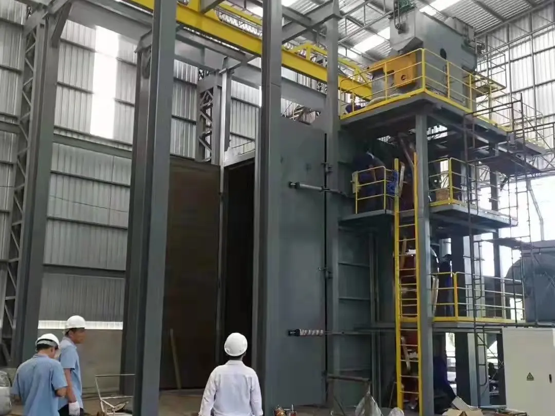 Hook Type Shot Blasting Machine  Spinner Hanger Type Shot Blasting Machine  hoist type shot blast mach (1)tkb
