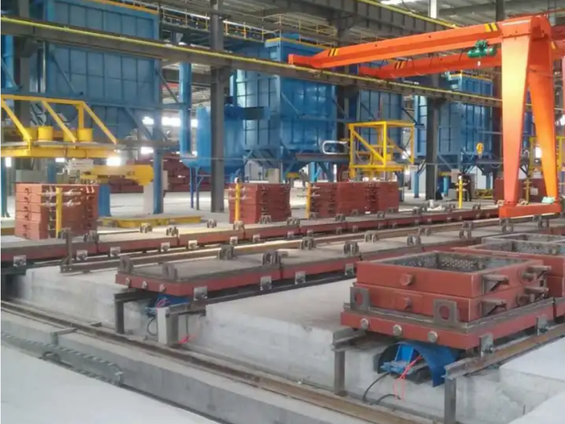 Vacuum Moulding  V-process Casting line  Vacuum sealed molding line (22)in2
