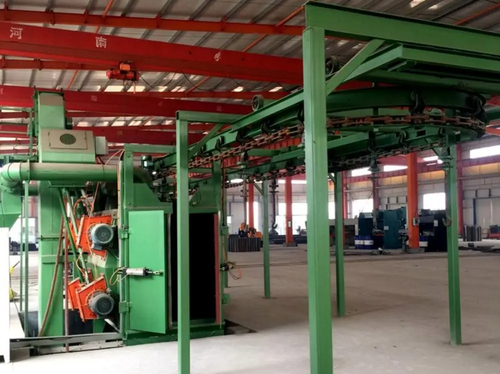 Pass through monorail shot blasting machine  Catenary suspension shot blasting machine-3 (5).jpg