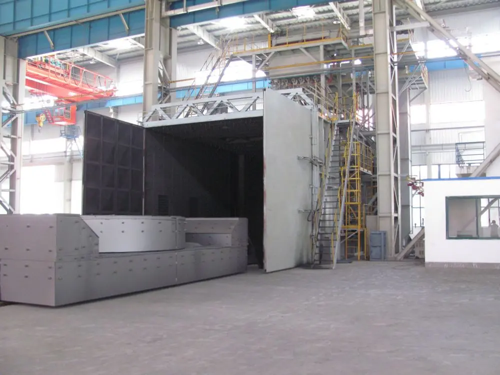 Trolley Type Shot Blasting Machine  Continuous Shot Blasting Machine with trolley (3)mxm
