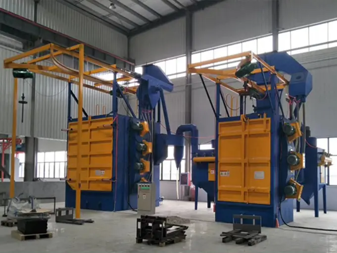 Hook Type Shot Blasting Machine  Spinner Hanger Type Shot Blasting Machine  hoist type shot blast machine (1).png