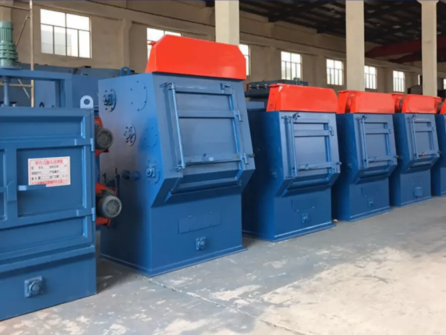 Hook Type Shot Blasting Machine  Spinner Hanger Type Shot Blasting Machine  hoist type shot blast mach (10)vvo
