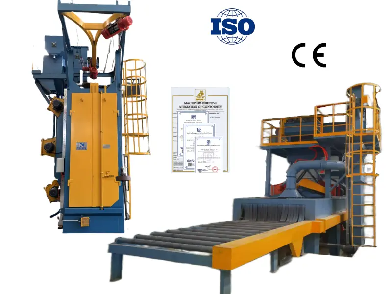 Shot blasting machine under surface treatment technology