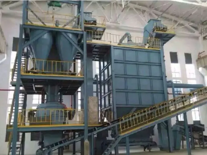 Foundry Clay Sand Mechanized Reclamation Processing Line  Green Sand Treatment Production Line (15)x1l