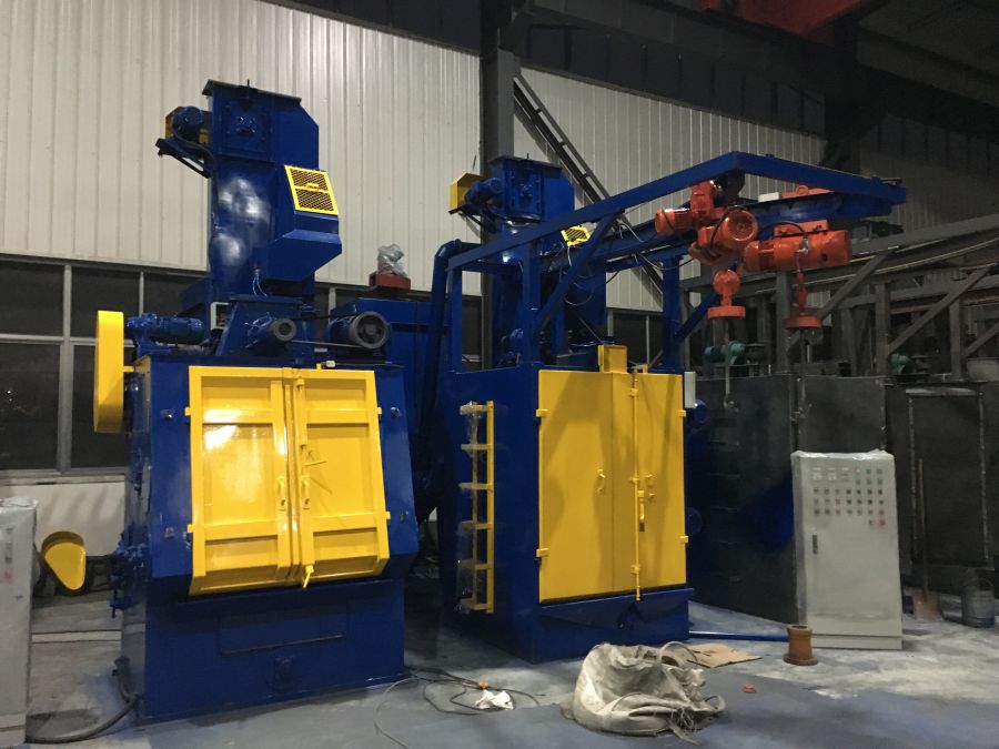 Hook Type Shot Blasting Machine  Spinner Hanger Type Shot Blasting Machine  hoist type shot blast ma (12)w7r