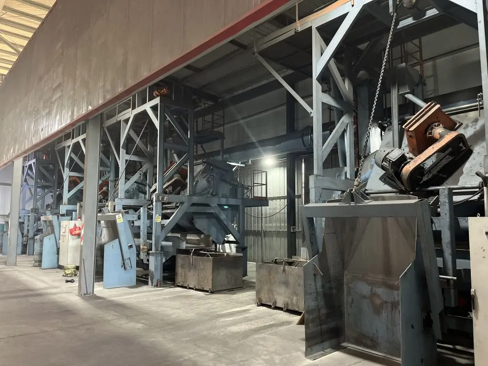 Drum Type Shot Blasting Machine  Rotary Barrel Shot Blasting Machine  Tilting drum shot blasting mac (4)mui