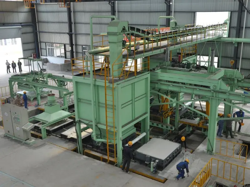 Vacuum Moulding  V-process Casting line  Vacuum sealed molding line (22)fnw
