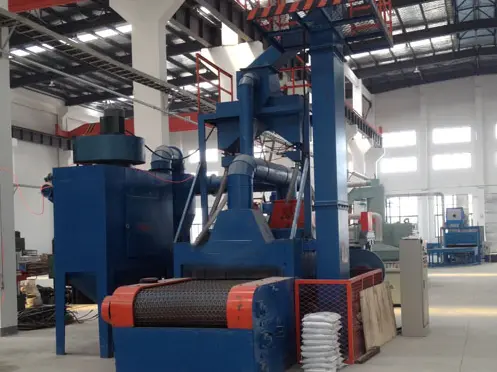 Mesh Belt Shot Blasting Machine provide high volume production and cost effective performance for deburring, cleanibuu