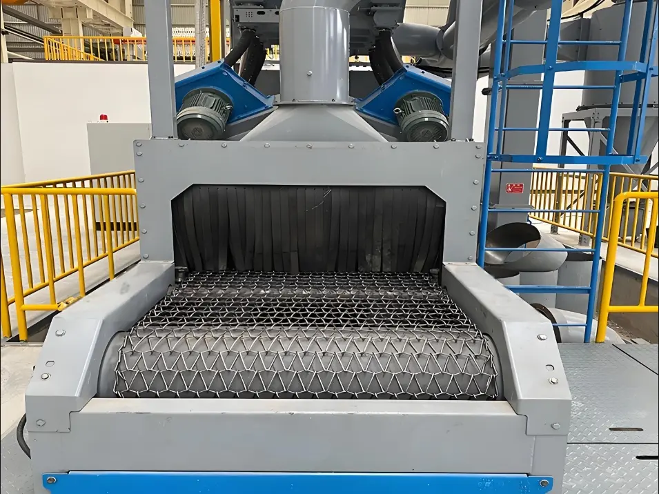 XKMT Wire Mesh Belt Shot Blasting Machine