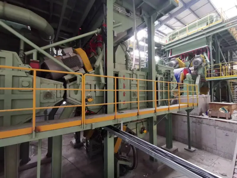 Steel Strip Shot Blasting Machines Stainless Steel Rolled Coil Shot Blasting Machine (26)brg