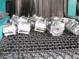 Mesh Belt Shot Blasting Machine provide high volume production and cost effective performance for deburring, clea (8)5yj