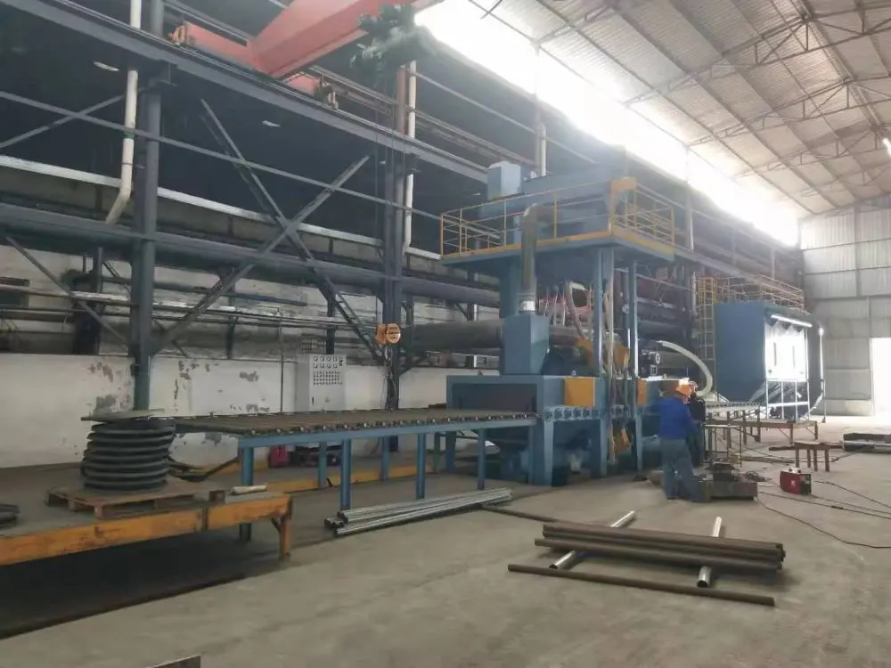 Pass Through Shot Blasting Machine  Roller Conveyor Shot Blaster (26)gm6