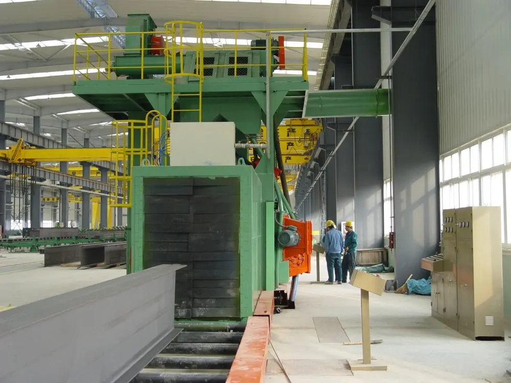 Pass Through Shot Blasting Machine  Roller Conveyor Shot Blaster (23)c09