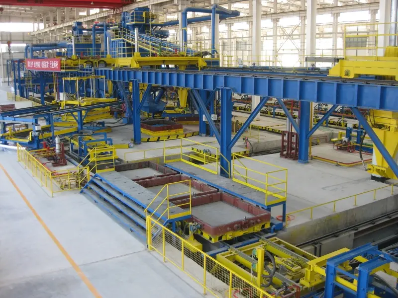 Vacuum Moulding  V-process Casting line  Vacuum sealed molding line (23)(1)g7b
